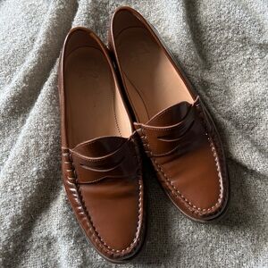 J. Crew Brown Leather Loafer Sz 10